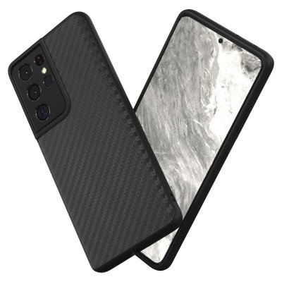  Coque solidsuit fibre de carbone pour samsung galaxy s21 ultra - rhinoshield