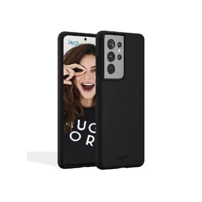 JAYM Coque souple  pour Samsung Galaxy S22 Ultra - Noir - Protection ferm&eacute;e sur tout le contour