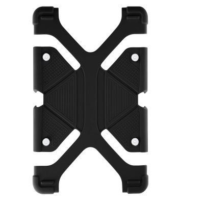 AVIZAR Coque tablette 7.9 &agrave; 9 pouces Universel Bumper Silicone Gel noir Mode Support