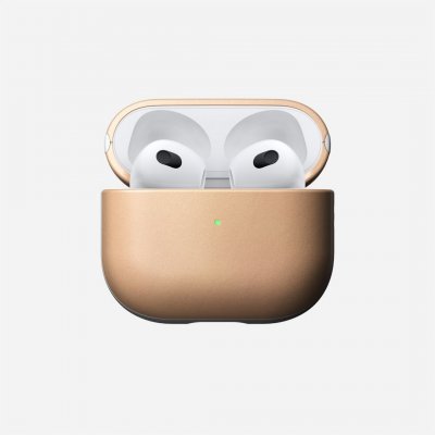 NOMAD Coques AirPods en Cuir  3rd Gen - Nude