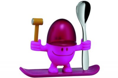 WMF Coquetier avec cuill&egrave;re &agrave; &oelig;ufs  McEgg Rose
