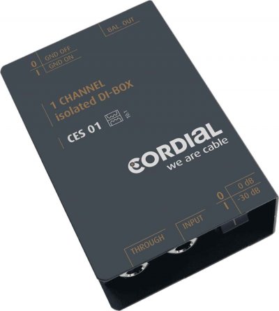 CORDIAL  ces01 - bo&icirc;te de direct passive 1 canal