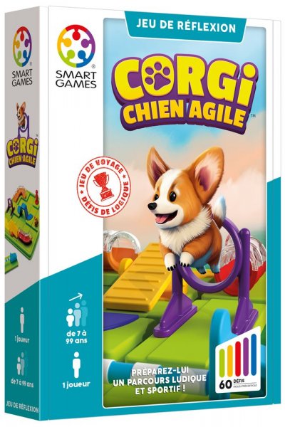 SMART GAMES Corgi - Jeu d'agilit&eacute; pour chien intelligent de Smartgames - Neuf