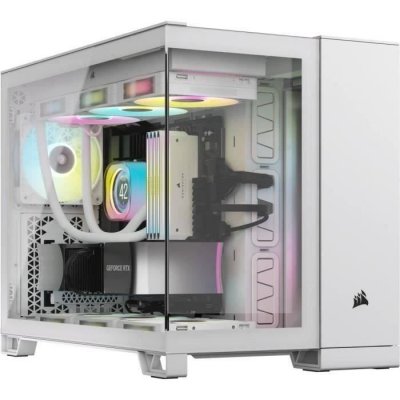 CORSAIR  2500X RGB Micro Tower Blanc