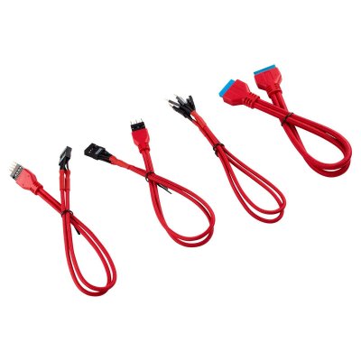 CORSAIR  - Kit d'extension gain&eacute; pour panneau avant (30 cm) - Rouge