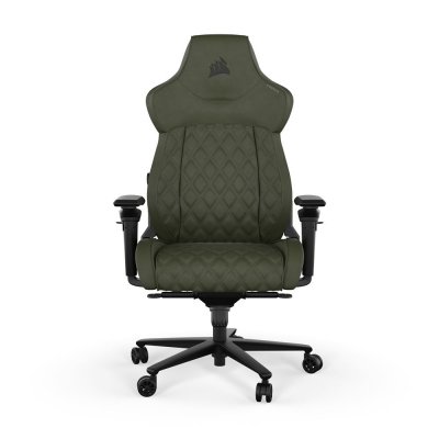 CORSAIR  TC500 LUXE Chaise de jeu PC Si&egrave;ge rembourr&eacute; Vert