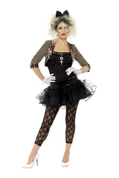 SMIFFYS Costume Annees 80 Noir Et Or Madonna - Noir - M