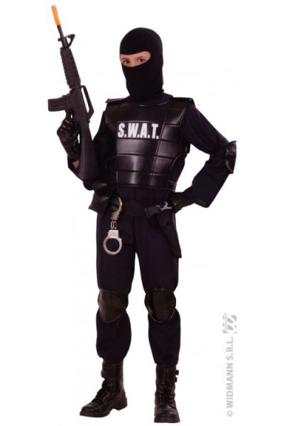WIDMANN Costume Commando D'elite - Noir - 140 cm