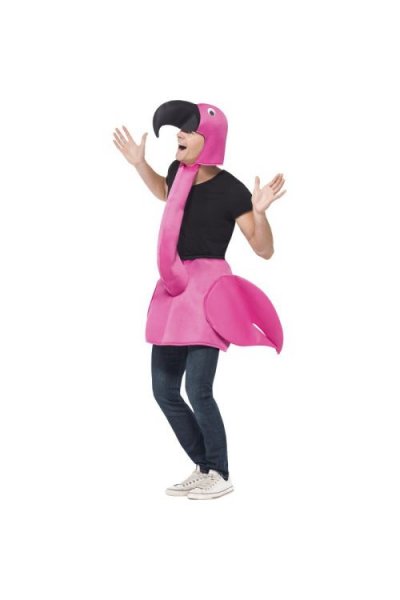 SMIFFYS Costume Flamand Rose Adulte - Rose - Taille Unique