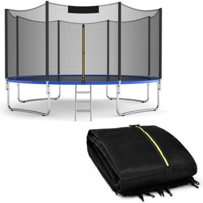 COSTWAY Filet de Remplacement pour Trampolines &Oslash; 366 8 Barres Filet de S&eacute;curit&eacute; pour Trampolines