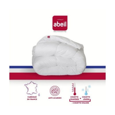 ABEIL Couette 4 Saisons anti-acariens 140x200cm - 