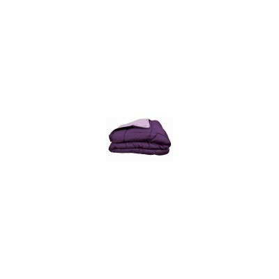 TOISON D OR Couette Microfibre 400g/m&sup2; CALGARY Prune & Parme 240x260cm