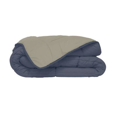 Couette microfibre Montagny double face, chaude - 240 x 220 cm