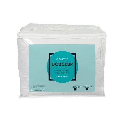 LES TENDANCES Couette Temp&eacute;r&eacute;e 300gr/m&sup2; Microfibre 140x200cm