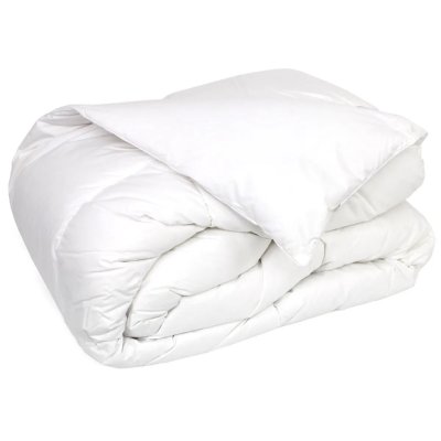 LINNEA Couette velay luxe garnissage duvet d'oie 400 g/m2 200x200 cm - Blanc