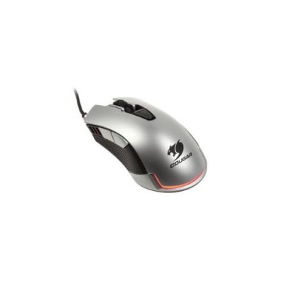 COMPUCASE Cougar 530M - Souris - optique - 6 boutons - filaire - USB - argent
