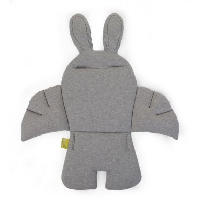  Coussin chaise haute b&eacute;b&eacute; universel Lapin Jersey Gris - Childhome