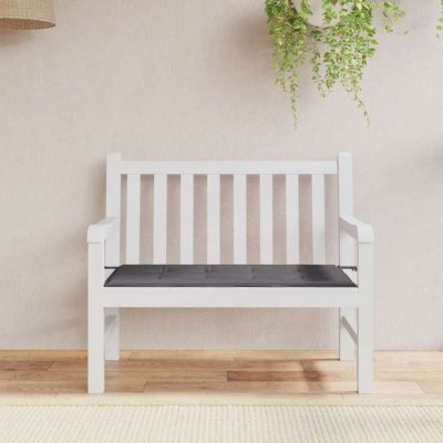 VIDAXL Coussin de banc de jardin Anthracite 120 x 50 x 3 cm