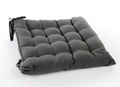 JARDIDECO Coussin de chaise Gris Fonc&eacute;