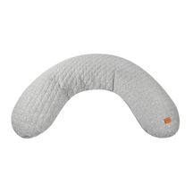 BEABA Coussin de maternit&eacute; et d'allaitement  Big Flopsy gris chin&eacute;