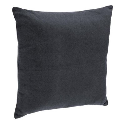 Coussin d&eacute;houssable en Coton Gris fonc&eacute; 38 x 38 cm