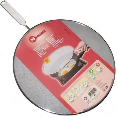 Couvercle anti - projection 29cm - Metaltex - Argent - Inox