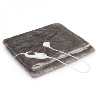 KLARSTEIN Couverture chauffante &eacute;lectrique -  Dr. Watson SuperSoft - 180x130cm 120W - Gris