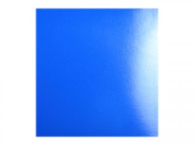 EXACOMPTA Couverture Reliure Carte Lustr&eacute;e Chromolux Bleu A4 270g