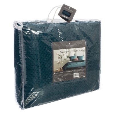 ATMOSPHERA CREATEUR D INTERIEUR Couvre-lit et ses 2 taies assorties Canard 240 x 260 cm + 2T - Canard