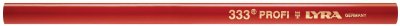 WILMART Crayon charpentier rouge ovale 30 cm OMYACOLOR - 4333103