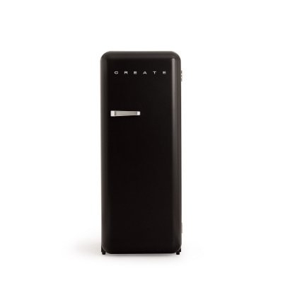CREATE - R&eacute;frig&eacute;rateur 281L, Noir - RETRO FRIDGE