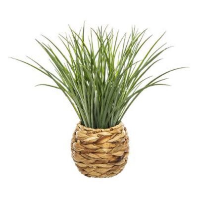 Cr&eacute;ateur d'int&eacute;rieur - Plante Artificielle & Pot Herbes 46cm Naturel