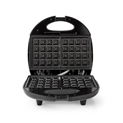 NEDIS Cr&eacute;ateur de gaufres  KAWP200BK Argent / Noir 