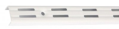  Cremaillere 3201 double perforation hauteur 95cm epoxy blanc