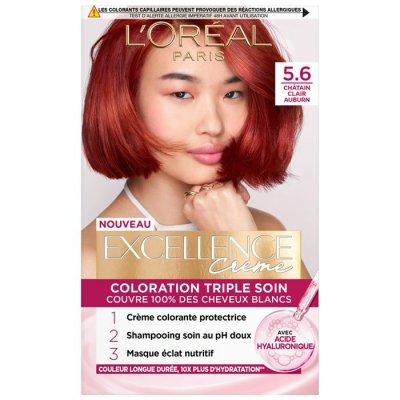 L OREAL PARIS Cr&egrave;me Coloration Excellence L'OREAL PARIS - Ch&acirc;tain Clair Auburn 5.6