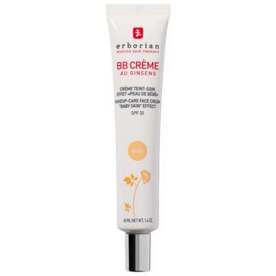 ERBORIAN Cr&egrave;me de teint-soin pour le visage 5en1 40ml Bb Creme Nude 