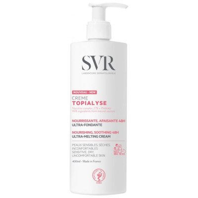SVR Cr&egrave;me nourrissante apaisante corps & visage Topialyse - 400ml - 