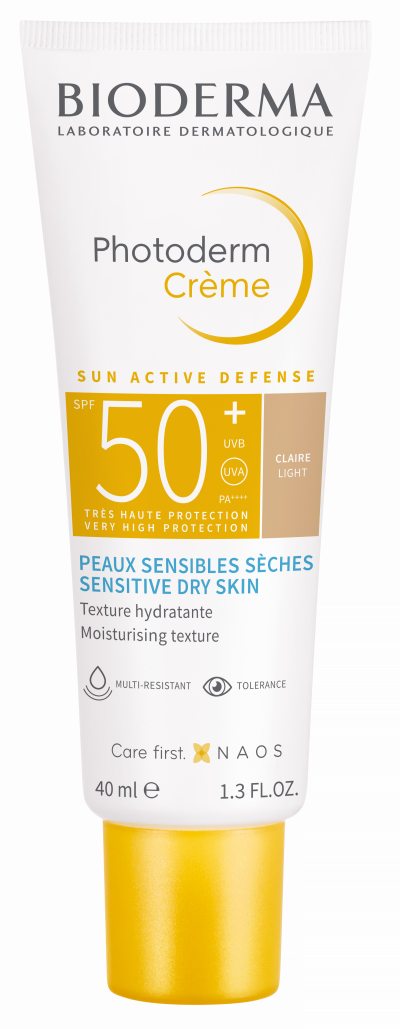 BIODERMA Cr&egrave;me solaire teint&eacute;e claire SPF50+ Photoderm - 