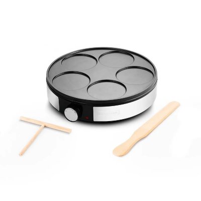KITCHENCOOK Cr&ecirc;pi&egrave;re Electrique En Fonte D'aluminium Minicrepe_nx De 
