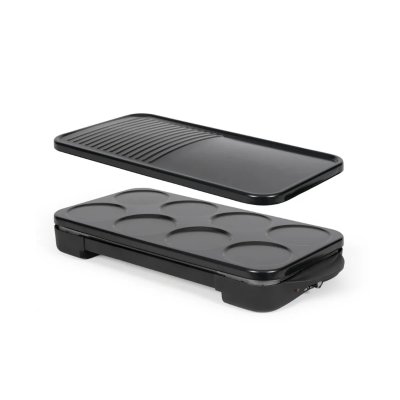 LIVOO Cr&ecirc;pi&egrave;re + grill 1500w 8x11.5cm - DOC349N - 
