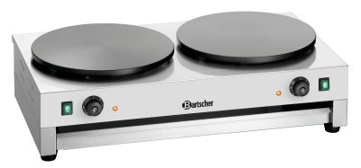 BARTSCHER Cr&ecirc;pi&egrave;re Professionnelle &eacute;lectrique - Double Cr&ecirc;pes - 