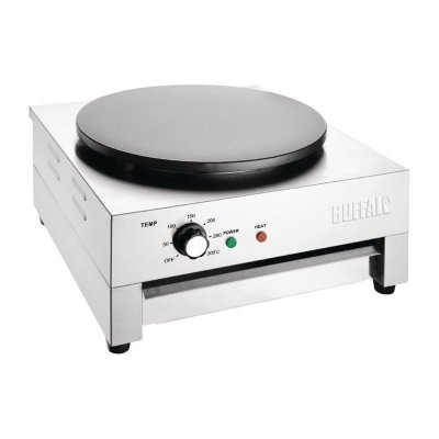 Cr&ecirc;pi&egrave;re Professionnelle en Fonte Antiadh&eacute;sive &Oslash; 400 mm - - - 470x185x230mm
