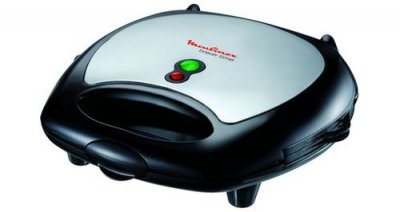 MOULINEX Croque gaufrier MNEX SW6118.12 coloris chrome/noir
