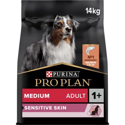 PRO PLAN Croquettes pour Chien Medium Adult Sensitive Skin PROPLAN 14kg