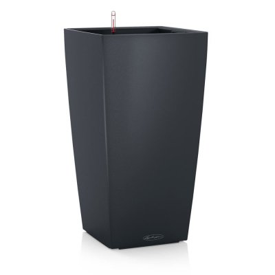 LECHUZA Cubico Color 30 - kit complet, gris ardoise 4 L 56 cm
