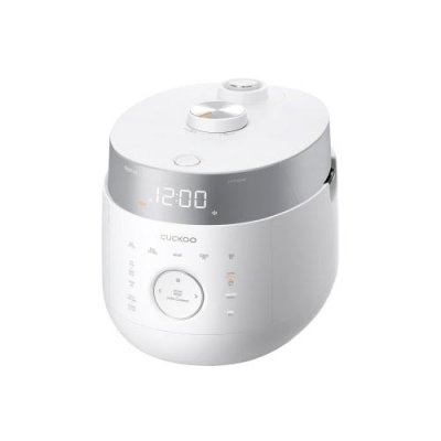 CUCKOO  - CRP-LHTR0609F Cuiseur &agrave; riz blanc, argent avec verre doseur