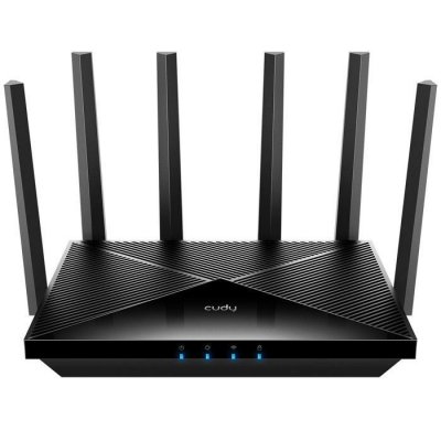 CUDY  BE6500 Router WiFi 7 da Gioco Dual Band 6,5 Gbps 2.5G WAN Porte LAN Ethernet