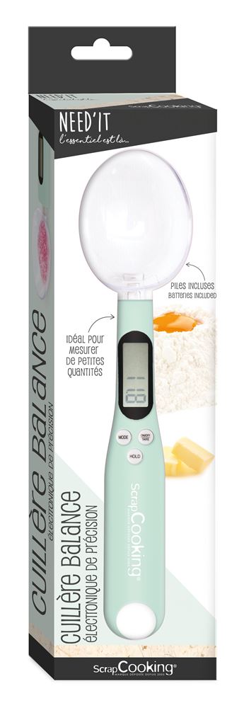 SCRAPCOOKING Cuill&egrave;re balance digitale rose 300 g Rose &reg;