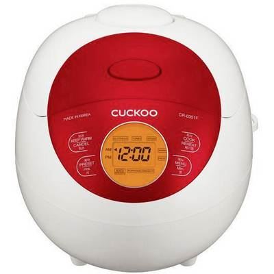 CUCKOO Cuiseur &agrave; riz  CR-0351F CR-0351F blanc, rouge 1 pc(s)