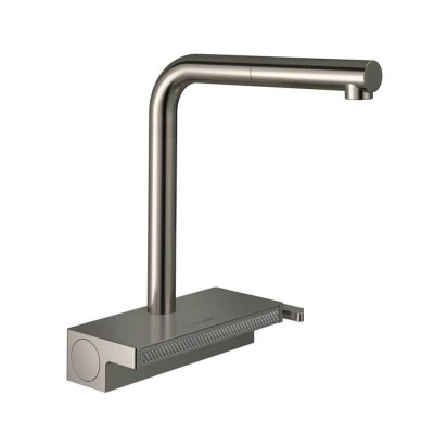 HANSGROHE Cuisine aquno select m81 sbox 2 jets avec douchette extractible + passoire, aspect acier inox
